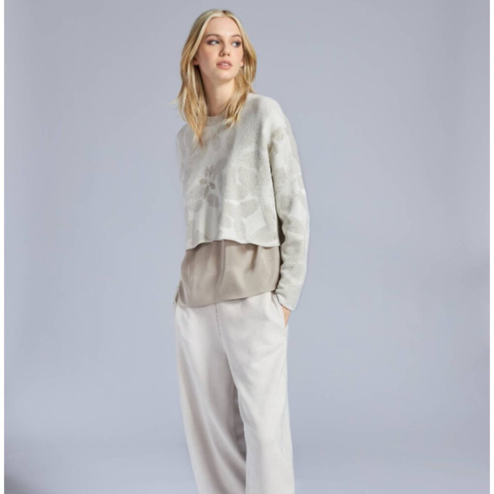 Tricot Chic Women's Sweater Cream Beige C652 46/10 NWT